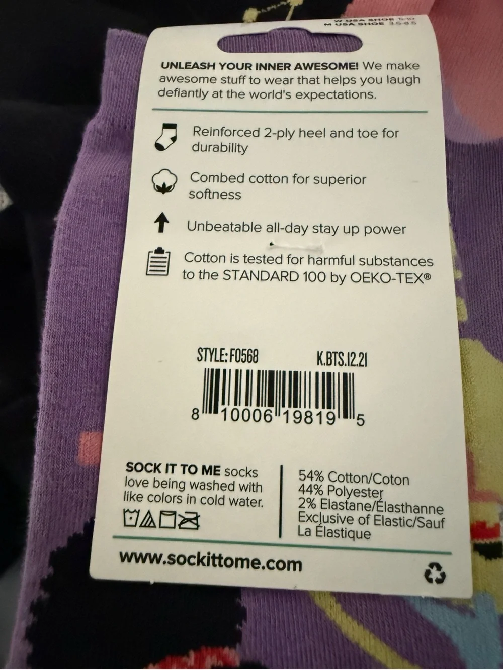 NWT Sock It To Me “Cosmic Connection”  Knee High Socks Shoe Size 5-10